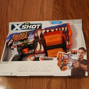 X-Shot Beast Mode Toy Blaster - Black and Orange